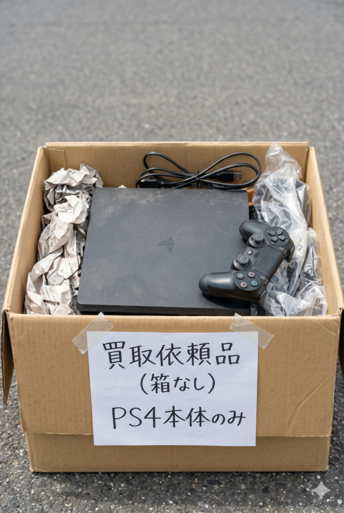 ゲオ以外で箱なしPS4をお得に売る方法と比較まとめ