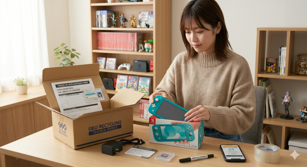 ゲオでスイッチライトを高く買取してもらうコツ